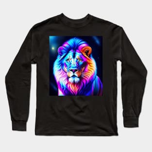 Colorful lion Long Sleeve T-Shirt